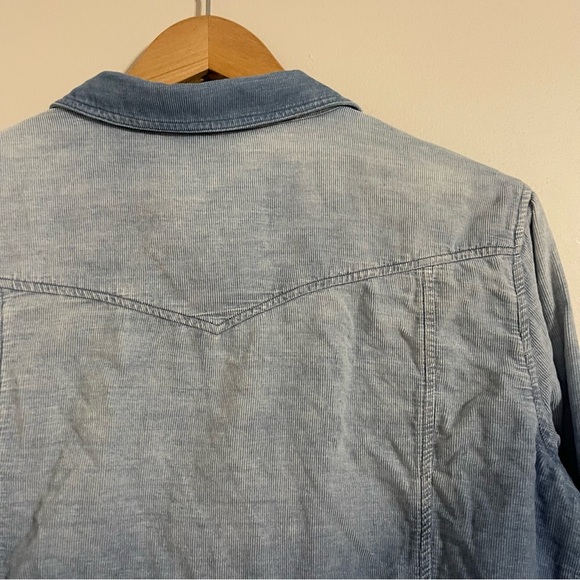 cloth & stone women’s corduroy button down shirt medium - Picture 10 of 11